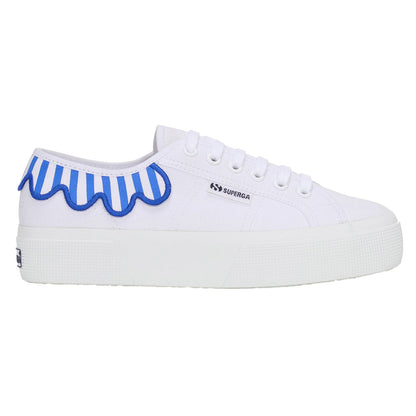 Dazzling Blue-White - Lifestyle - Superga Unisex Adult 3740 Leggera Umbrella Platform Trainers