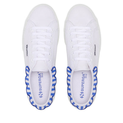 Dazzling Blue-White - Pack Shot - Superga Unisex Adult 3740 Leggera Umbrella Platform Trainers