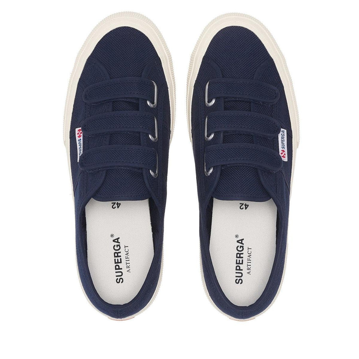 Navy-Off White - Lifestyle - Superga Unisex Adult 2750 OG Straps Trainers