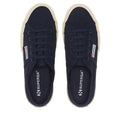 Navy Blue-Off White - Lifestyle - Superga Unisex Adult 2750 Linen Trainers