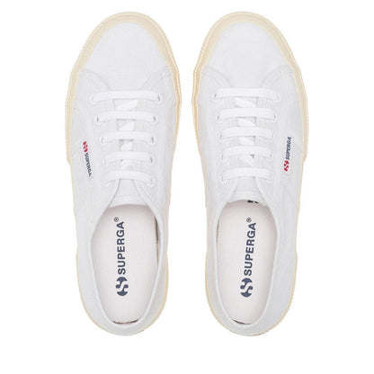 White-Off White - Lifestyle - Superga Unisex Adult 2750 Linen Trainers