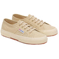 Beige-Off White - Front - Superga Unisex Adult 2750 Linen Trainers