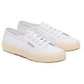 White-Off White - Front - Superga Unisex Adult 2750 Linen Trainers