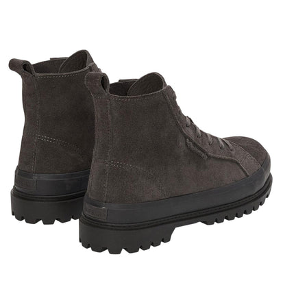 Grey - Back - Superga Unisex Adult 2641 Alpina Suede Ankle Boots