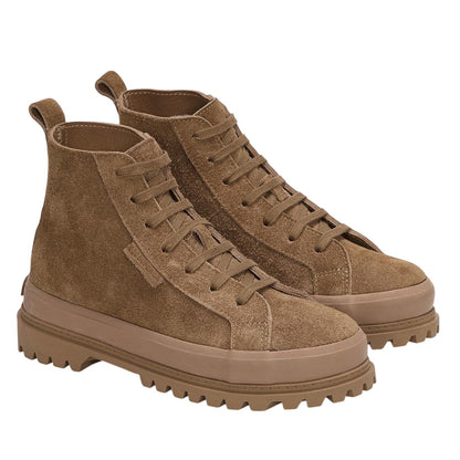 Brown - Front - Superga Unisex Adult 2641 Alpina Suede Ankle Boots