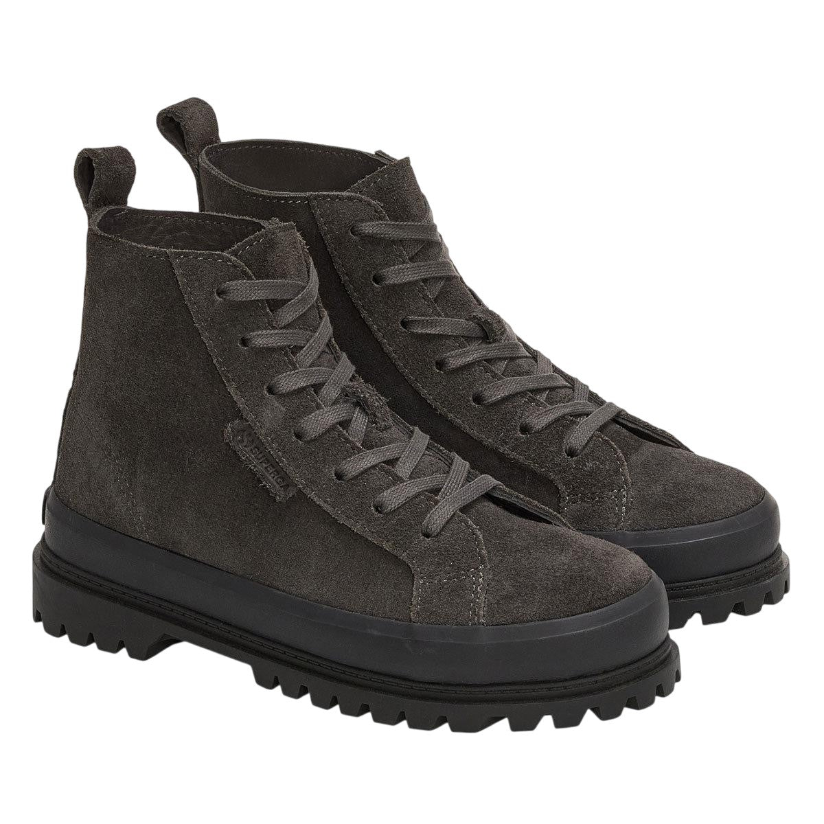 Grey - Front - Superga Unisex Adult 2641 Alpina Suede Ankle Boots