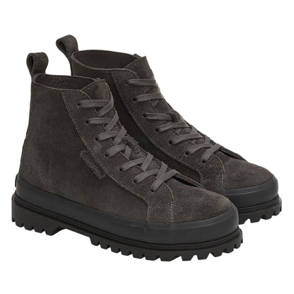 Grey - Front - Superga Unisex Adult 2641 Alpina Suede Ankle Boots