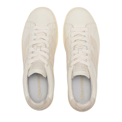 White-Beige-Avorio - Lifestyle - Superga Unisex Adult 4833 Lendl Leather Trainers