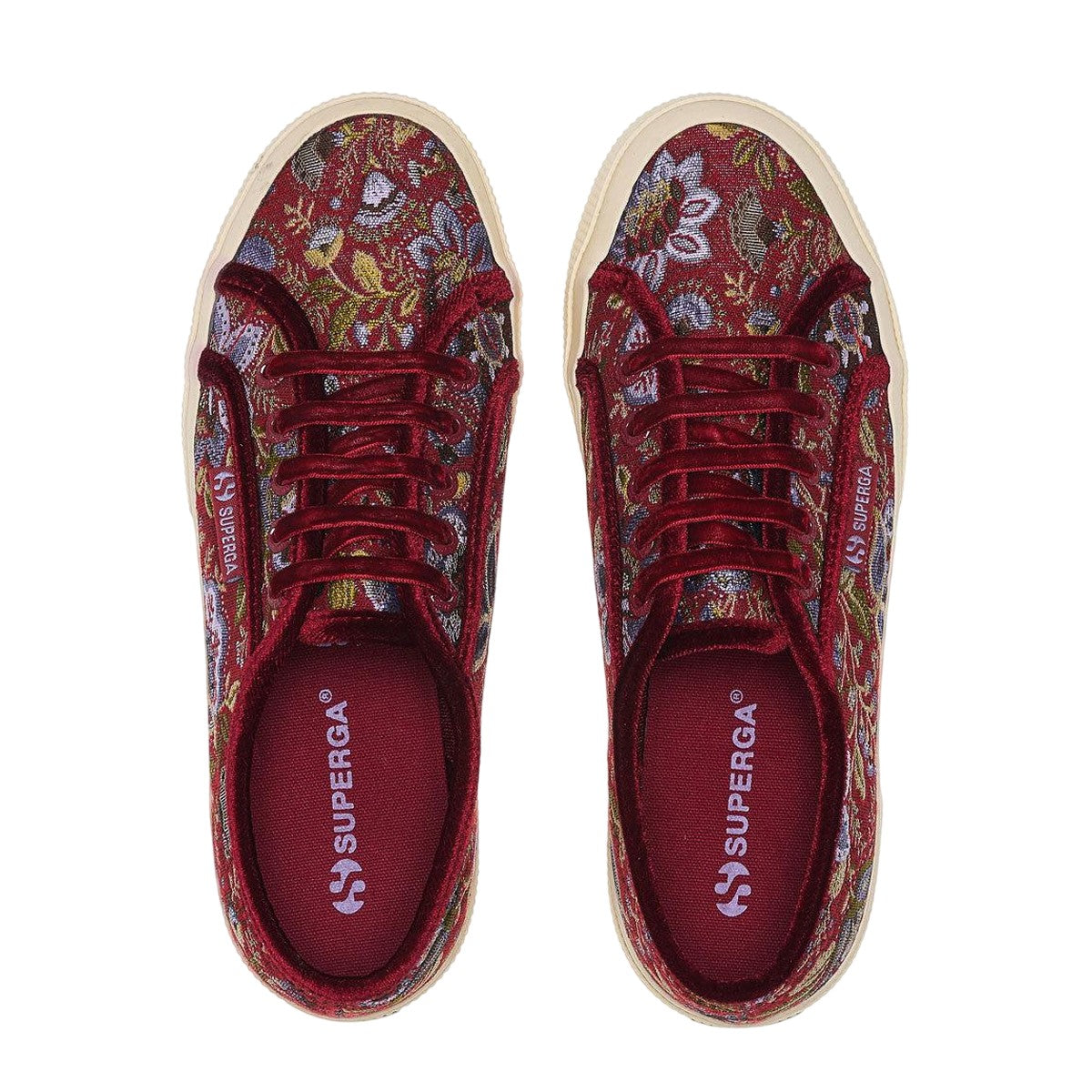 Red - Lifestyle - Superga Unisex Adult 2750 Tapestry Trainers