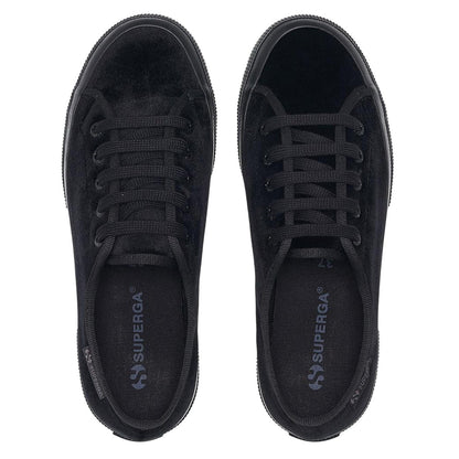 Total Black - Lifestyle - Superga Unisex Adult 2750 Velvet Trainers