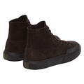 Coffee - Back - Superga Mens 2433 Works Flesh Out Suede High Top Trainers