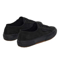 Full Black - Back - Superga Womens-Ladies Flesh Out Suede Trainers