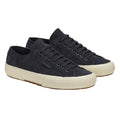 Navy-Off White - Front - Superga Unisex Adult OG Flesh Out Suede Trainers