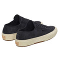 Navy-Off White - Back - Superga Unisex Adult OG Flesh Out Suede Trainers