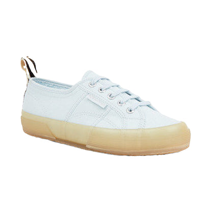 Light Blue - Front - Superga Unisex Adult 2750 Cotu Zebra Print Trainers