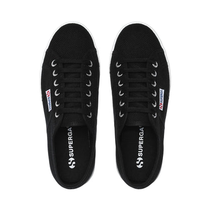 Black - Pack Shot - Superga Womens-Ladies 2790 Logo Trainers