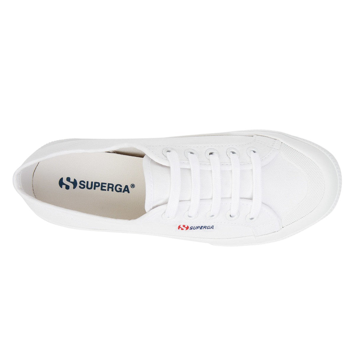 White - Side - Superga Womens-Ladies 2294 Cotu Trainers
