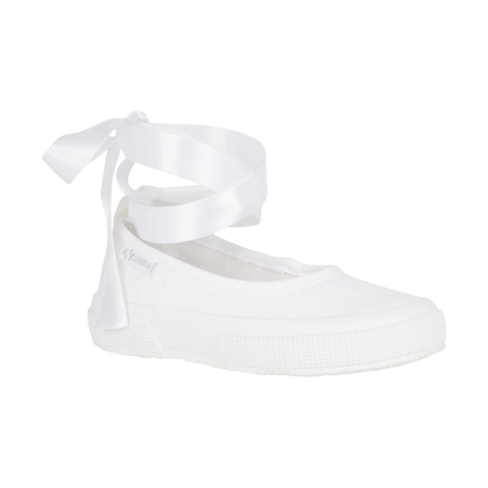 White - Front - Superga Childrens-Kids 2259 Ballerina Trainers