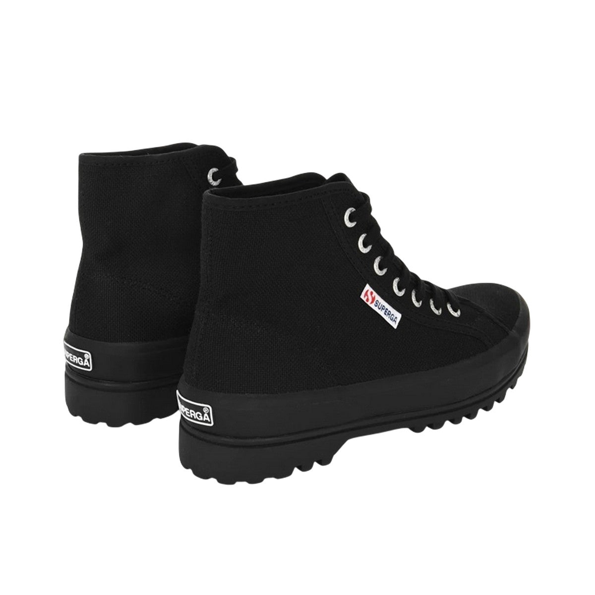 Black - Back - Superga Womens-Ladies 2341 Aplina Trainers