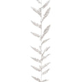 Silver - Front - Premier Glitter Fern Leaf Garland