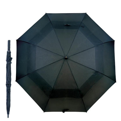 Black - Front - KS Brands Folding Umbrella