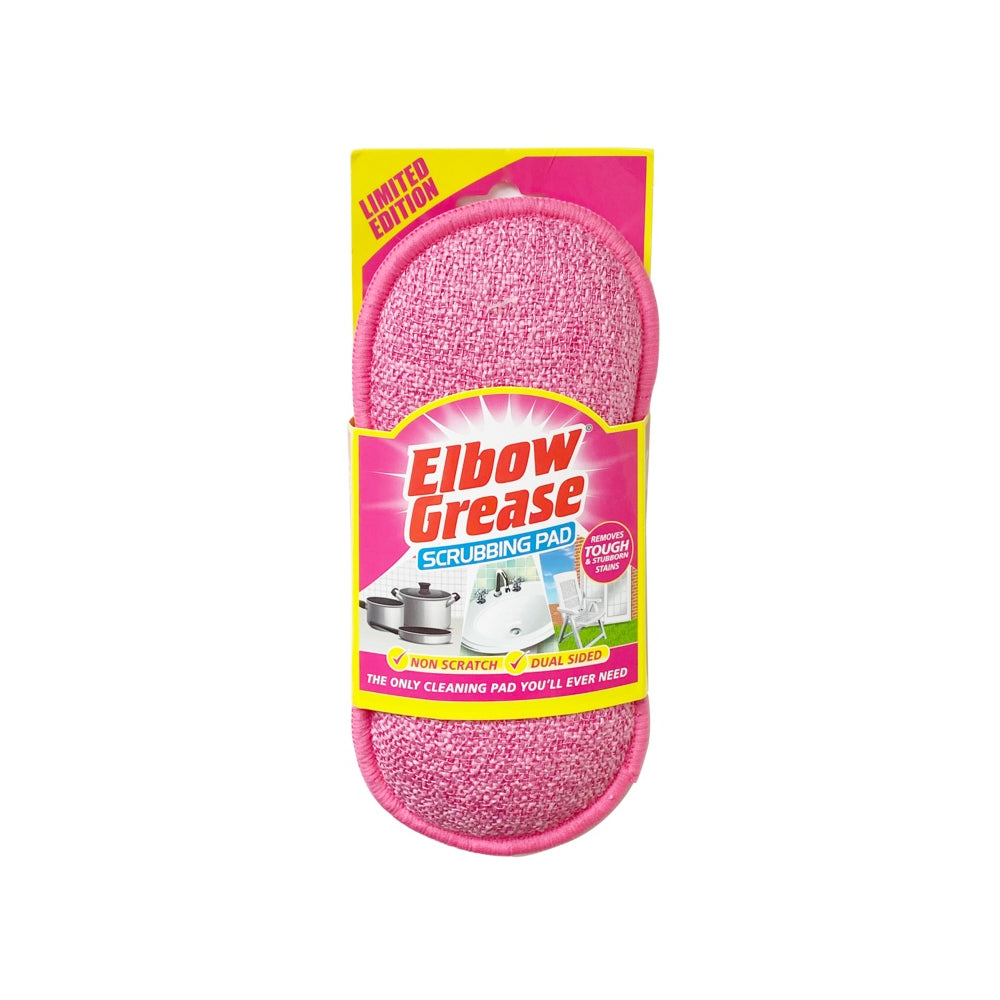 Pink - Front - Elbow Grease Scouring Pad