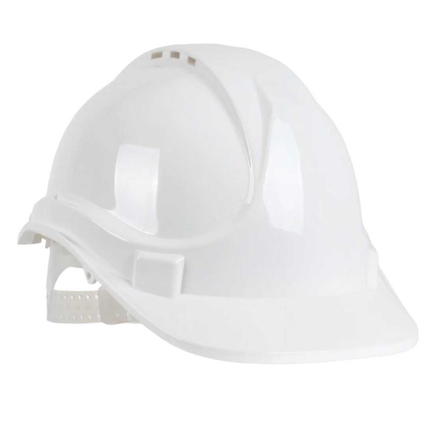 White - Front - Blackrock 6 Point Safety Helmet