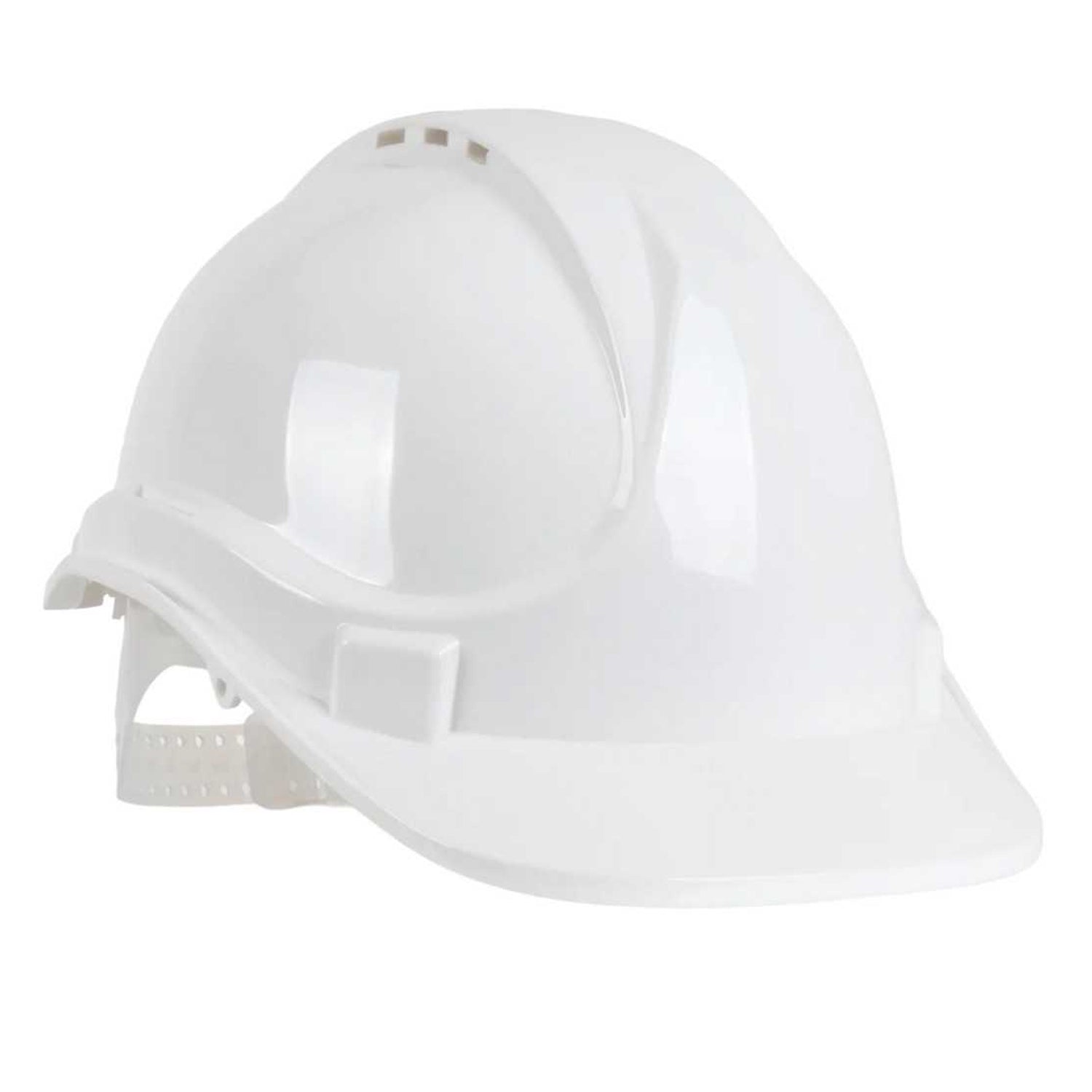 White - Front - Blackrock 6 Point Safety Helmet