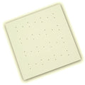 Cream - Front - Blue Canyon Square Rubber Shower Mat