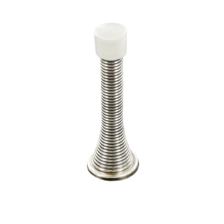 Silver-White - Front - Securpak Trade Pack Spring Door Stop (Pack of 10)