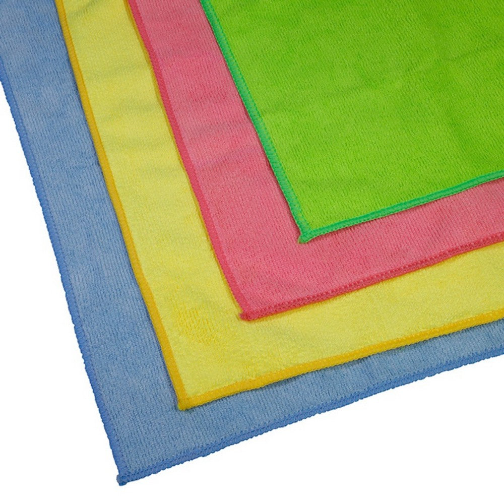Multicoloured - Back - Streetwize Microfibre Cleaning Cloths (Pack of 10)