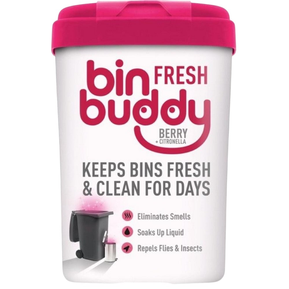 Pink - Front - Bin Buddy Fresh Berry Odour Eliminator