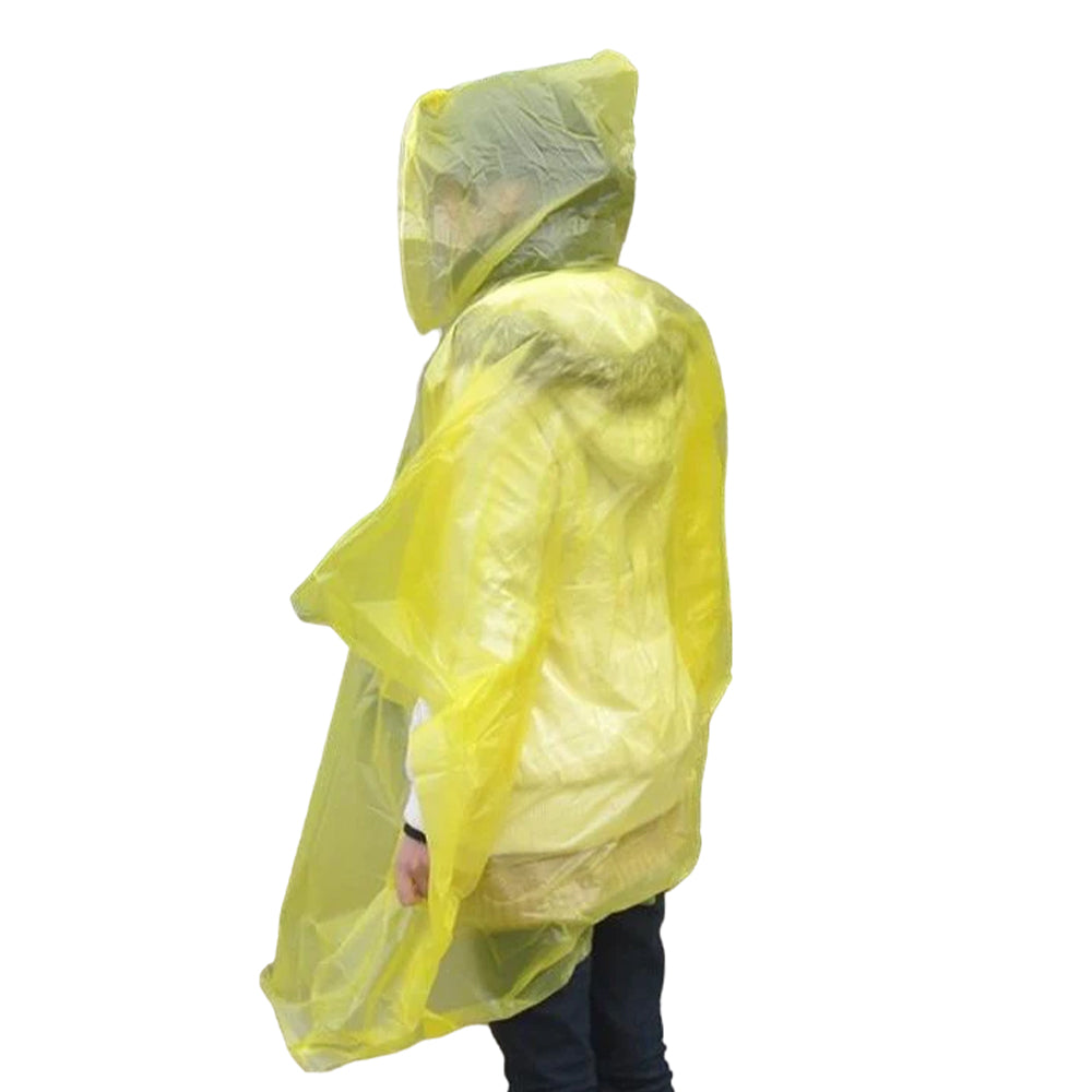 Yellow - Front - Brookstone Unisex Adult Poncho