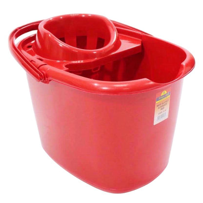 Red - Front - TML 15L Mop Bucket