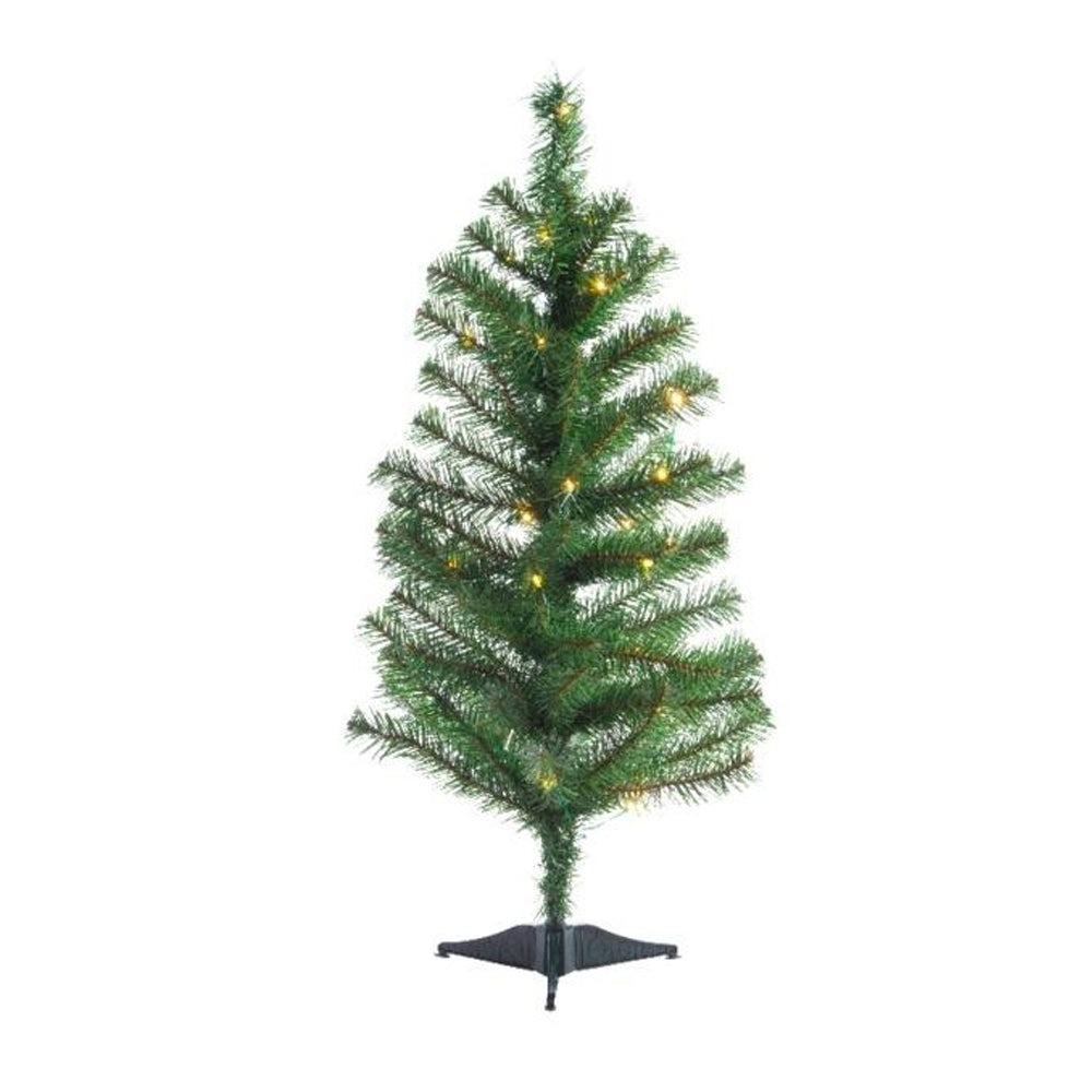 Green - Back - Kaemingk Rovinj Christmas Pre-Lit Tree (Pack of 4)