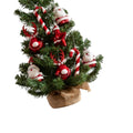 Green-Red - Back - Kaemingk Imperial Mini Christmas Christmas Tree