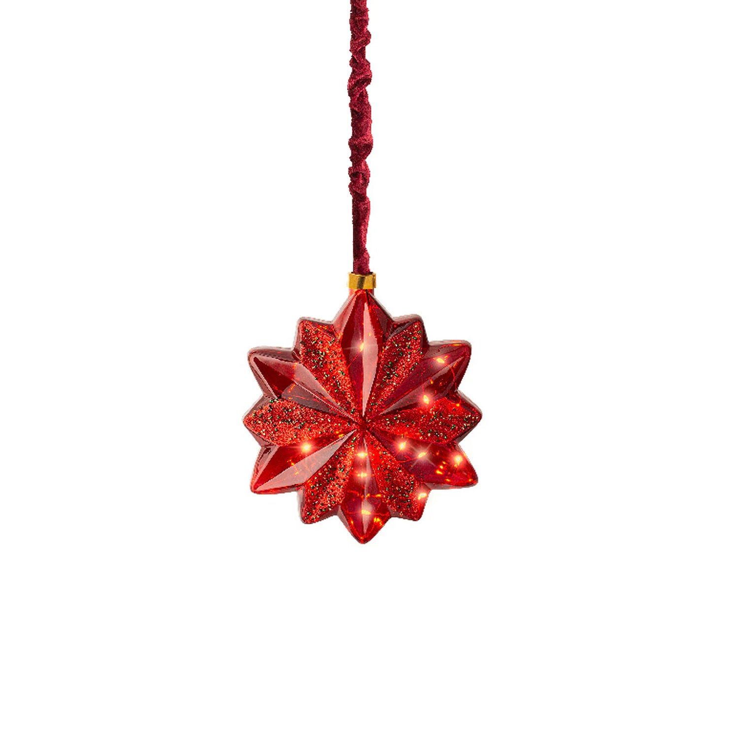 Red - Front - Lumineo Star Christmas Christmas Decoration