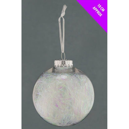 Iridescent - Front - Davies Products Lametta Bauble