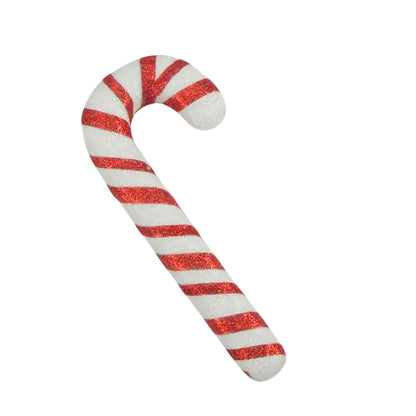 White-Red - Back - Davies Products Foam Candy Cane Christmas Decoration