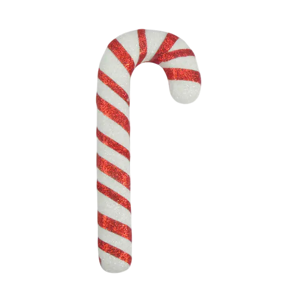White-Red - Front - Davies Products Foam Candy Cane Christmas Decoration