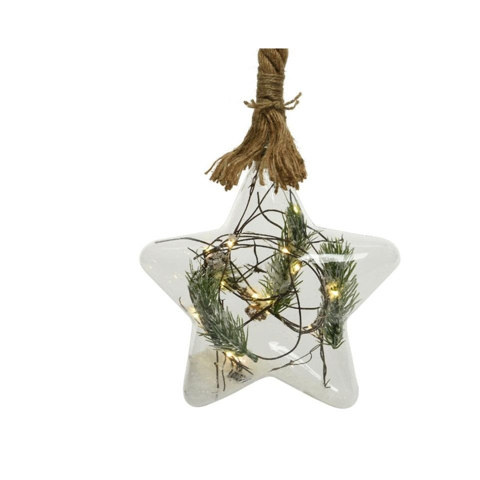 Clear-Brown - Front - Lumineo Star Light Decoration