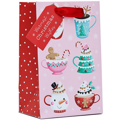 Pink-Red - Back - Partisan Festive Mug Christmas Treat Bag