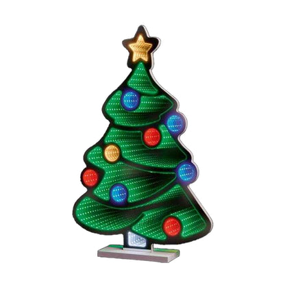 Multicoloured - Front - Premier Pine Tree LED Christmas Decoration (UK Plug)