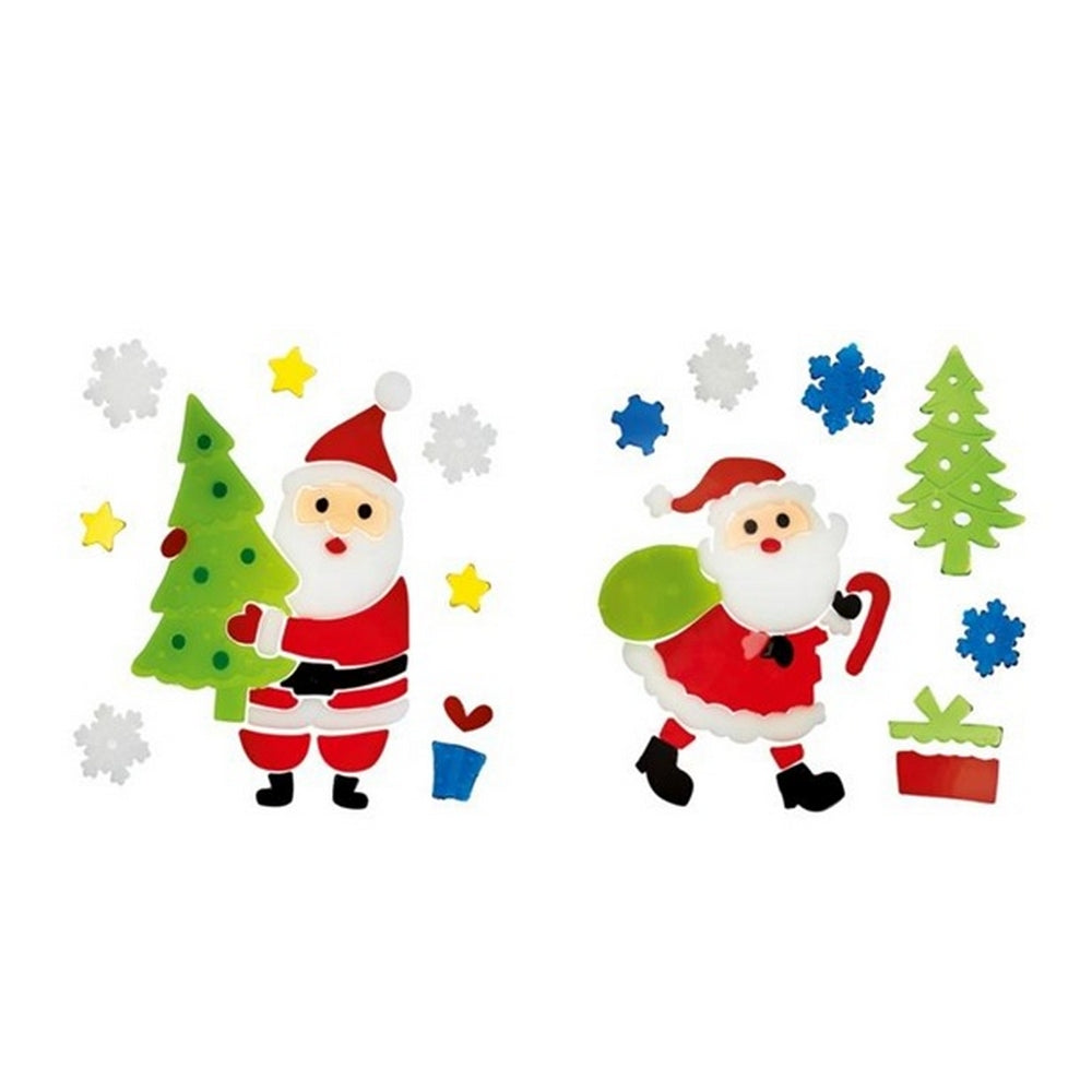 Multicoloured - Front - Premier Scene Christmas Window Sticker