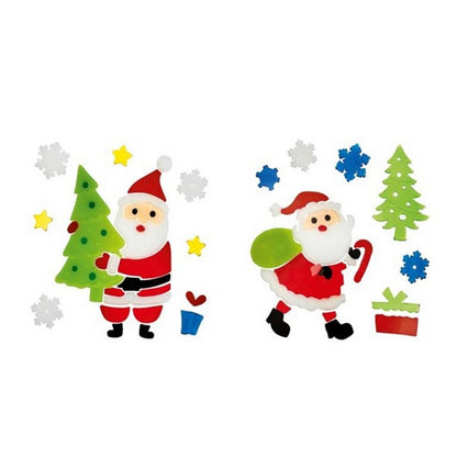 Multicoloured - Front - Premier Scene Christmas Window Sticker