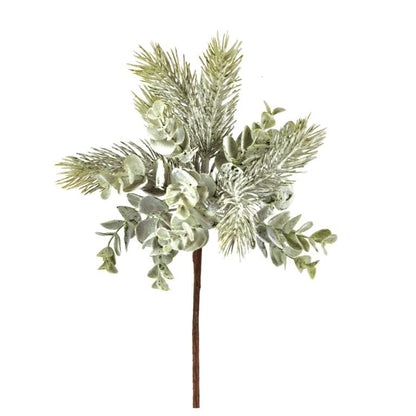 Green - Front - Premier Eucalyptus Christmas Tree Pick