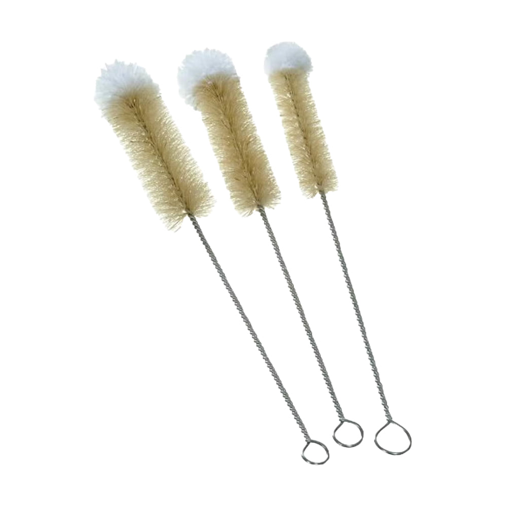 Cream-White - Back - Casa Soft Tip Bottle Cleaning Brush (Pack of 3)