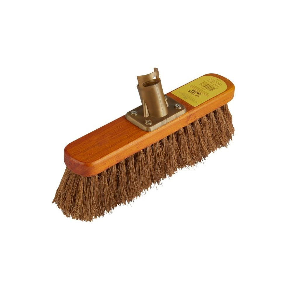 Brown - Front - Groundsman Coco Broom Head
