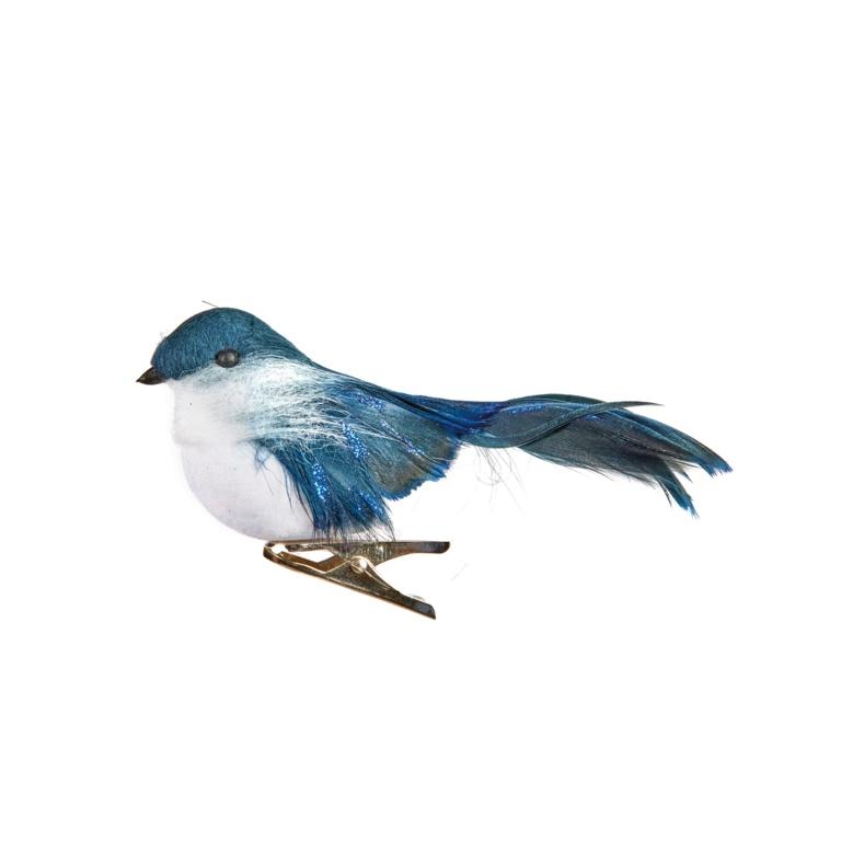 Midnight Blue - Front - Premier Robin Christmas Decoration