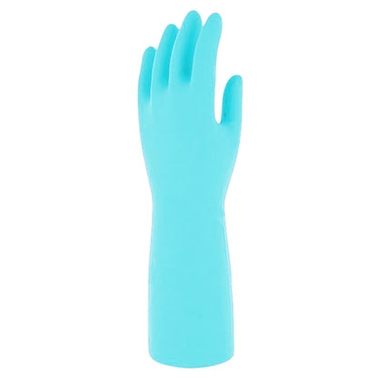 Blue - Back - Marigold Adults Unisex Bathroom Gloves
